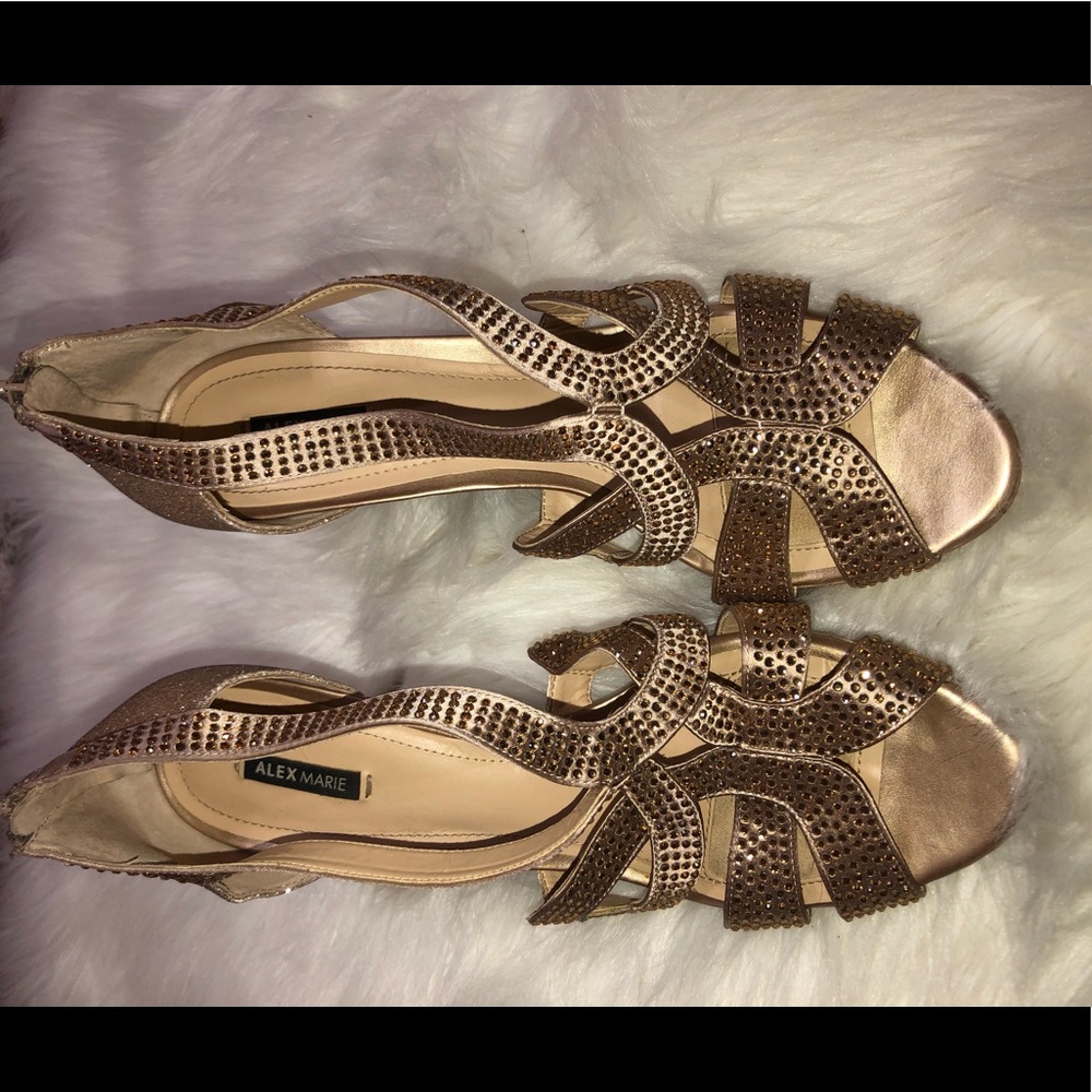 Gold heels